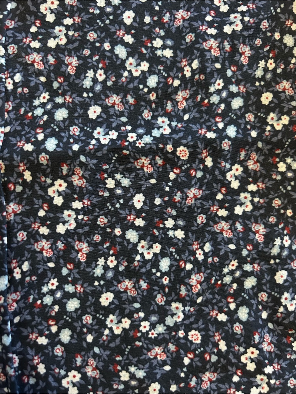 Floral Navy Button-Down Shirt - Picture 2 of 3